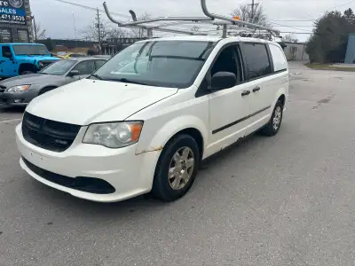 2012 Dodge Caravan 3.6L V6 FWD. well equipped work/service van. Roof ladder racks, shelving, partiti...