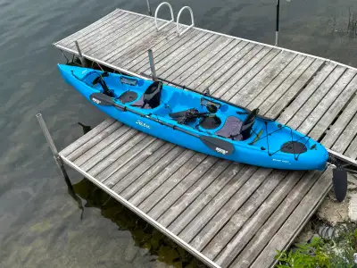2 person Hobie Mirage Oasis pedal kayak with 2 pedal drives,, View more