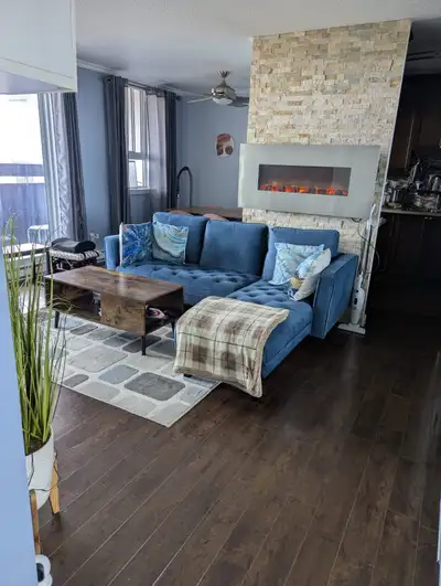 Bright, modern 2-bedroom condo with all utilities included (heat, hydro, water) and one dedicated pa...