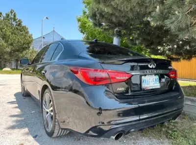 2018 Infiniti Q50S AWD Factory remote starter. Keep your car warmed on cold winter days. Weathertech...