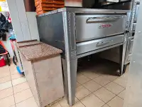 Pizza pizza single deck oven for scrap metal