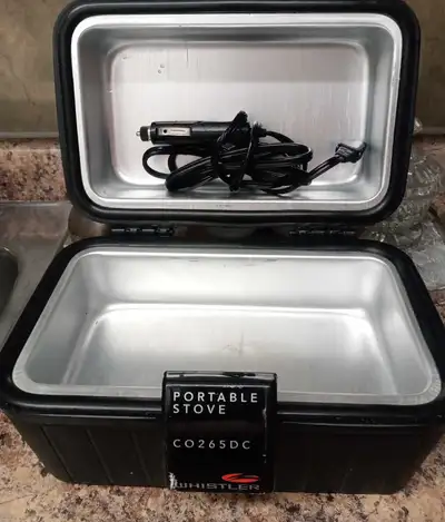 Portable Stove 12V product Whistler 300 F Box size 10 1/2"X 7" Inside Trays 9"L X 5" W X 2" D Model...