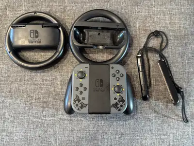 Nintendo switch controller with accessories , View more