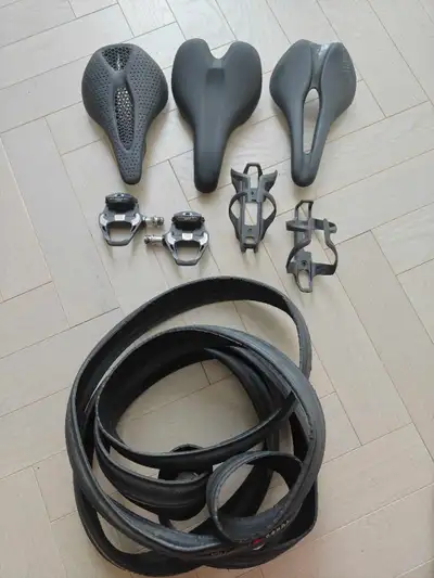 Road Bike Saddles, Tires, Pedals, Bottle Cages, View more