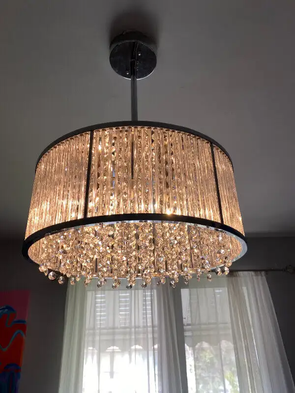 Sparxx 6-Light 16" Chrome Pendant Chandelier light in Indoor Lighting & Fans in Mississauga / Peel Region - Image 8