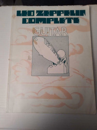 Led Zeppelin complete guitar sheet music book in good condition 