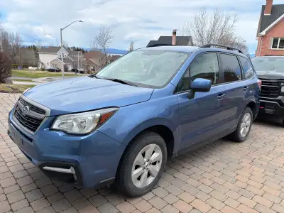 2018 Subaru Forester convenience à vendre, en très bon état 45 800 km. Entretien régulier fait. vent...