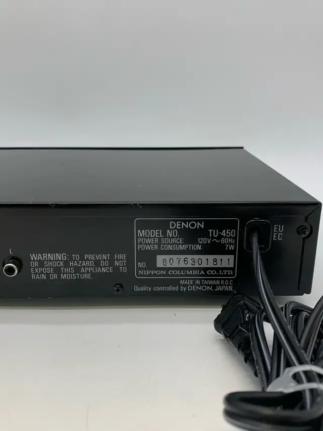 Denon TU-450 Vintage AM/FM Stereo Tuner - Tested in Stereo Systems & Home Theatre in City of Toronto - Image 9