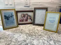 Four (4) Photo Picture Frames
