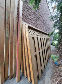 Panneaux de Clôture usagés en bois traité 6 x 8 pi  BARRETTEBOIS