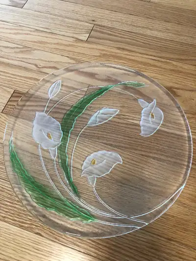 Calla Lily Glass Dish, View more