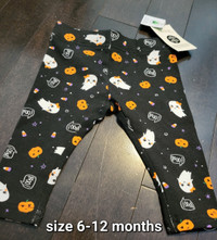 Girl's size 6-12 months Halloween leggings (new with tag)