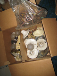 ASSORTMENT OF VINTAGE LIGHTS ETC.