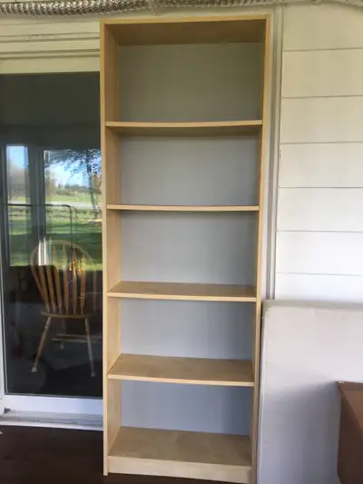 Tall bookshelf / bookcase with adjustable shelves, View more