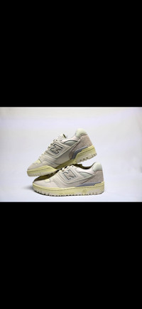 New Balance 550 Aime Leon Dore White Leather Size 8.5 Ds