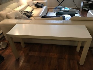 White Sofa Table in Other Tables in Dartmouth