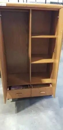 WARDROBE with 2 DOORS + 2 DRAWERS IN BOTTOM, View more