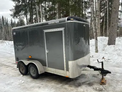 2008 cargo mate in great condition 6x12 enclosed trailer 4 new tires Excellent brakes 7000 lbs capac...