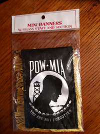 Pow-Mia Mini Banner