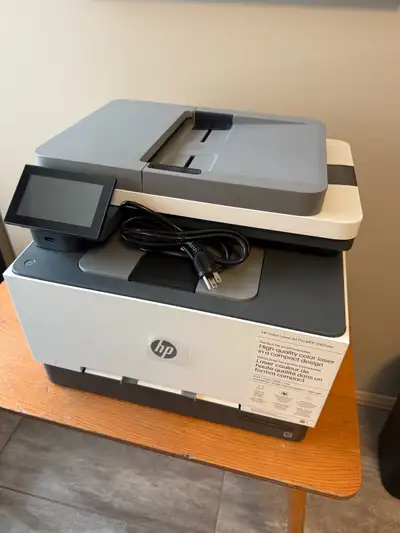 $550 new plus fresh toner cartridges, which were $450. Printer came from store very low on toner. Ca...