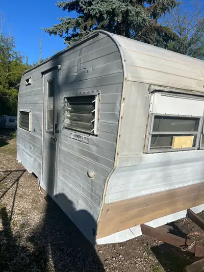 1960s retro small storage  trailer garden mobile shed , View more