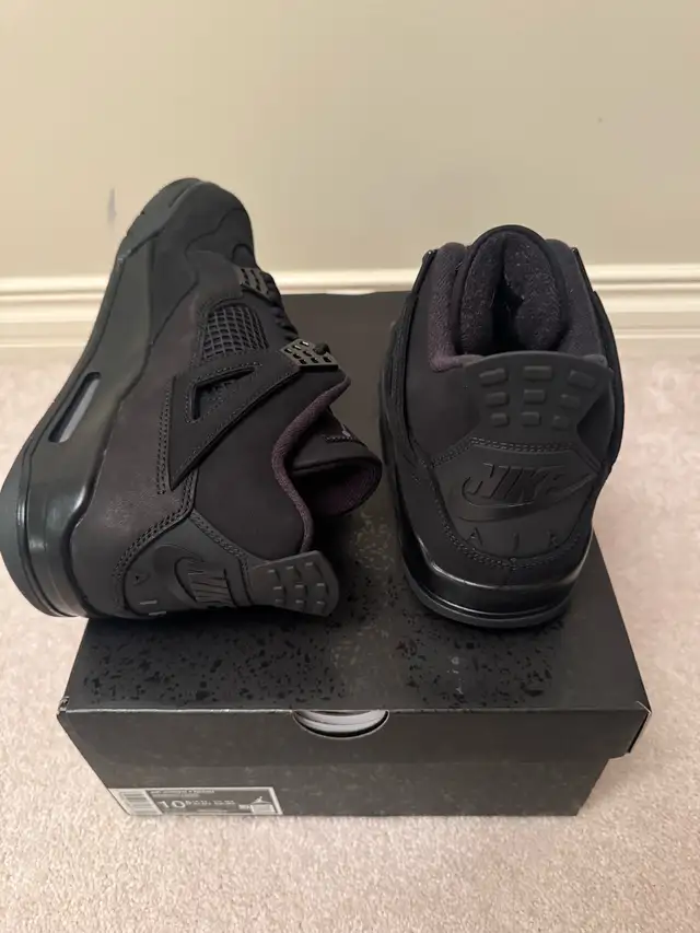 Jordan 4 Black Cat - Multiple Sizes in Men's Shoes in Calgary - Image 5