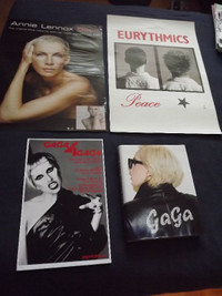 2 LADY GAGA ITEMS!FULLCOLOR HARDCOVER PICTURE BOOK AND BW POSTER