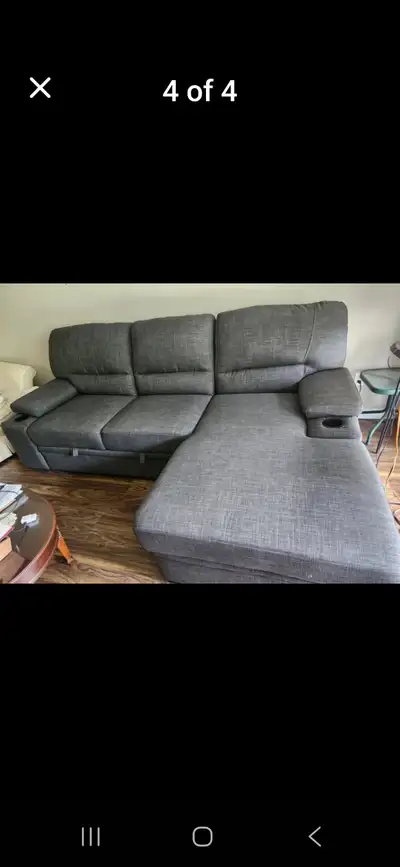 Sectional pull out couch, View more