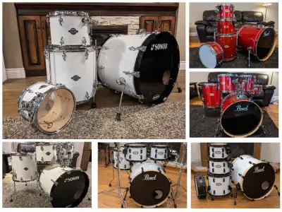 High-end Drum shell packs (Pearl, Sonor) available, View more