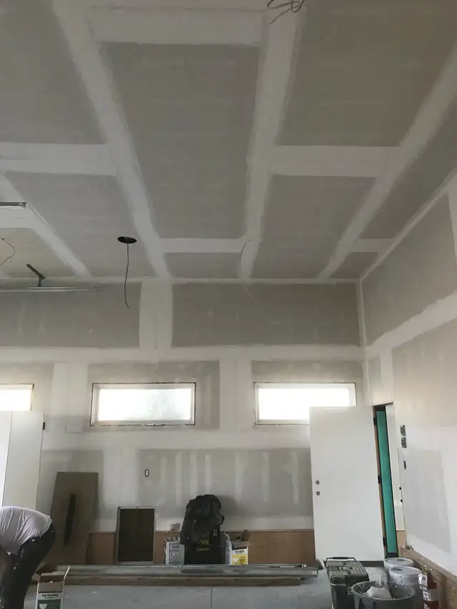 framing, Boarding, mudding and taping and texture 