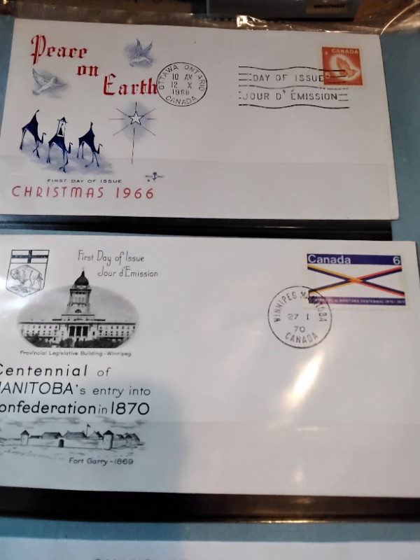Lot of Four Canada FDC Postage Stamps in Arts & Collectibles in Edmonton - Image 2