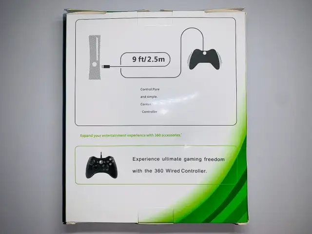 2X XBOX 360+PC-MANETTE FIL/WIRED CONTROLLER (NEW) (C002) in XBOX 360 in City of Montréal - Image 5