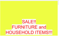 BRANDS SALE! Furniture and household items ( IKEA etc)