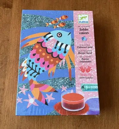 Brand New Djeco Art by Numbers Coloured Sand, View more