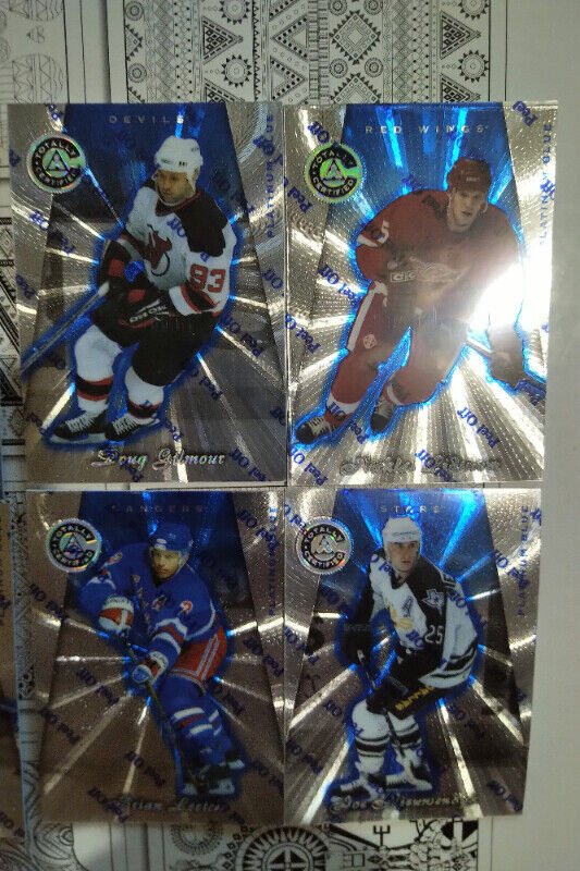 1997-98 Pinnacle Certified Platinum Blue Hockey Card Singles in Arts & Collectibles in Hamilton