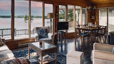 Two beautiful private cottages on Coney Island, Kenora