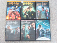 First 6 Movies In The Harry Potter Series on DVD