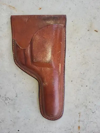 Vintage Red Head Leather Holster 925 5