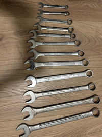 Combination Wrench Set - 12 Piece 3/8” to 1-1/16”