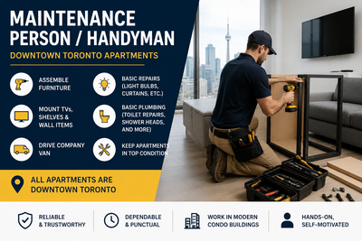 Maintenance/Handy man $25/Hr, View more