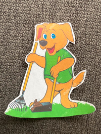 Dog poop yard waste cleanup
