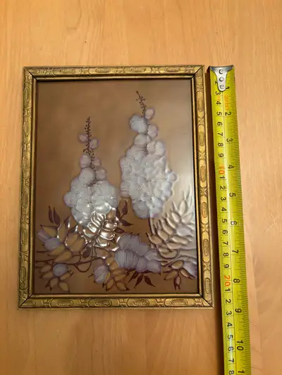 Framed Floral Plaque, View more