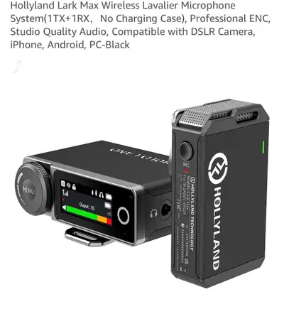 Hollyland Lark Max Wireless Lavalier Mic, View more