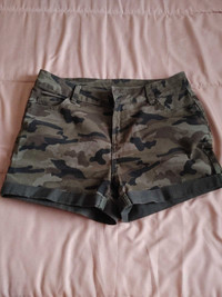 Worn Once, Stretchy Camo Shorts