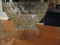 Vintage Jubilee punch bowl set with serving for 12 (27 pieces)