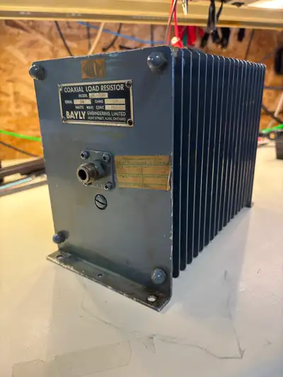 Bayly 250 Watt Dummy Load. Works well. N connector. Located in Casselman. VA3GRC