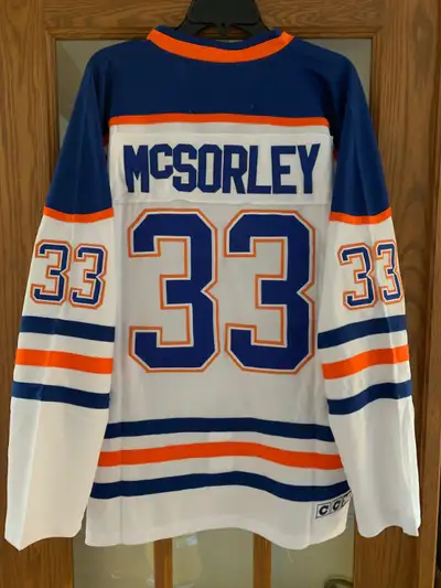 Marty Mcsorley Edmonton Oilers jersey. Retro jersey. Never worn, Brand jersey, mens XL size . Number...