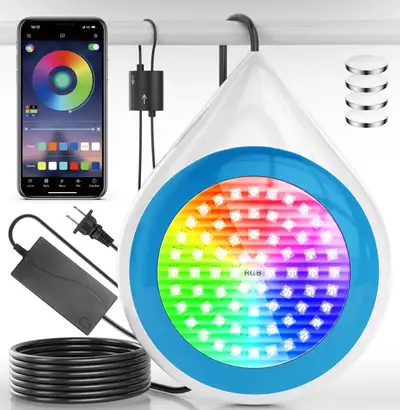 12V Hanging RGB Color Changing Pool Light For Aboveground Pool , View more