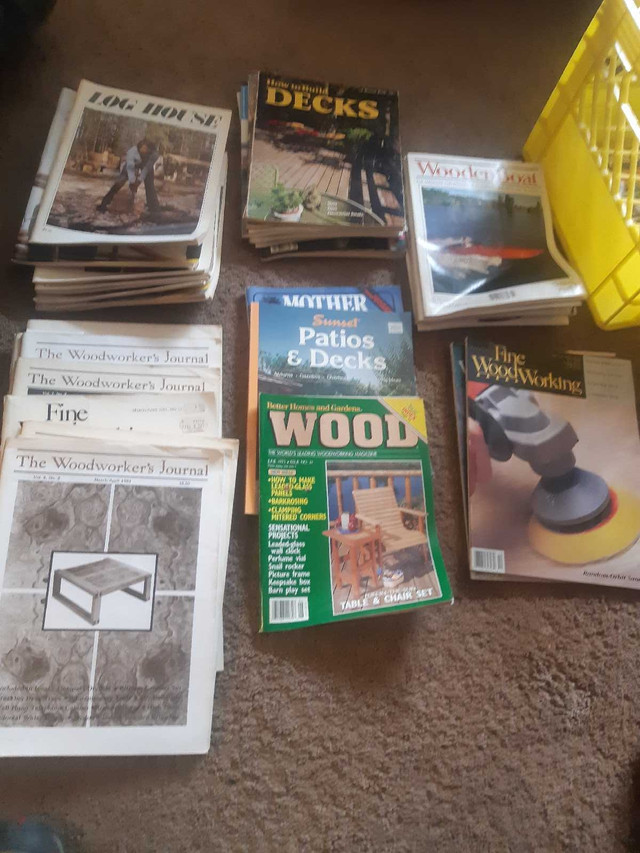 Wood working magazines  in Hobbies & Crafts in Prince George - Image 2