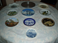 DECORATIVE SOUVENIR  PLATES - VARIOUS COUNTRIES